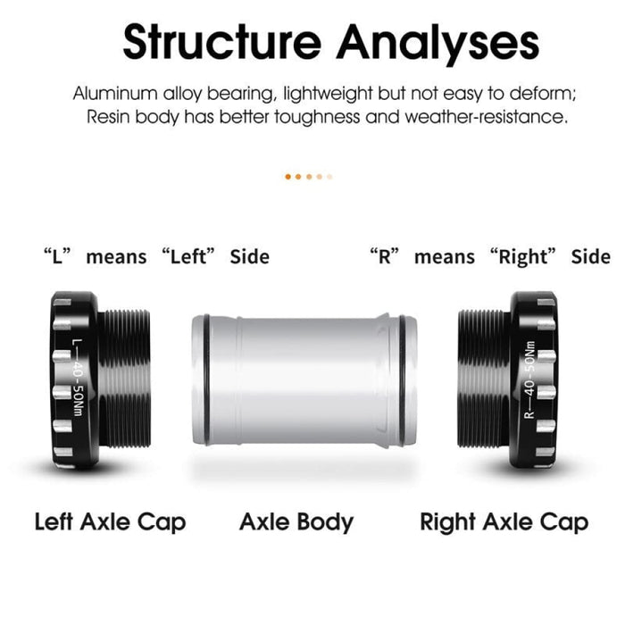 Multicolour Bearing Bottom Bracket