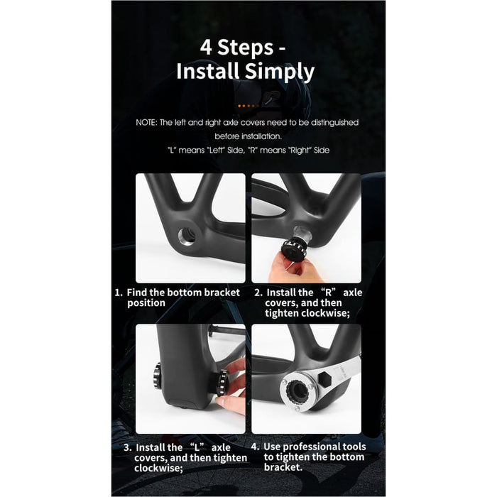 Multicolour Bearing Bottom Bracket