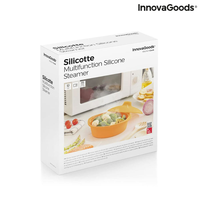Multifunction Silicone Steamer With Recipes Silicotte