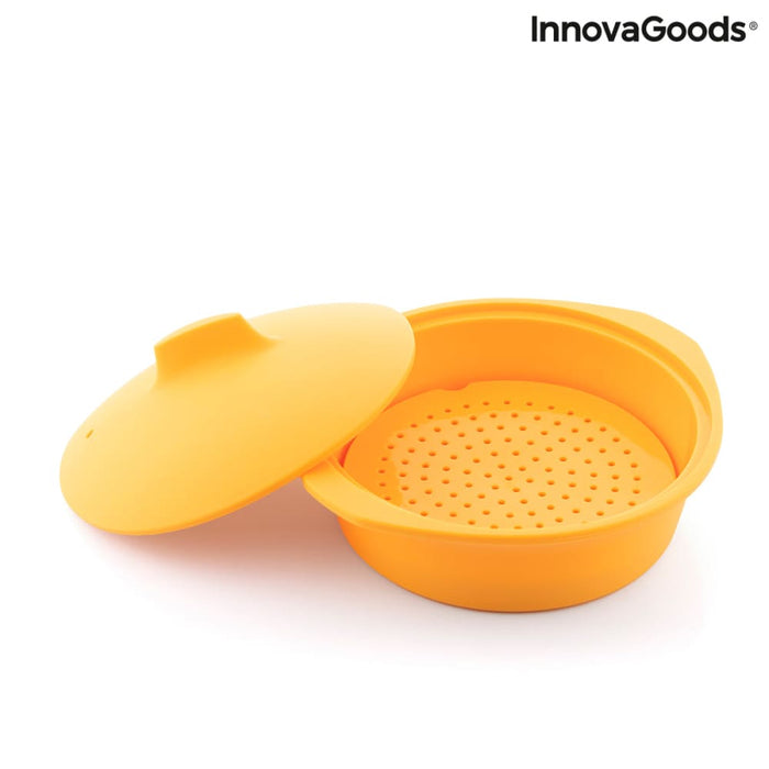 Multifunction Silicone Steamer With Recipes Silicotte
