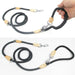 Multifunctional Adjustablenylon Double Leash with p Shape