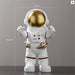 Music Astronaut Figurines Resin Home Decor Miniature