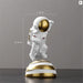 Music Astronaut Figurines Resin Home Decor Miniature