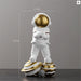 Music Astronaut Figurines Resin Home Decor Miniature