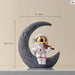 Music Astronaut Figurines Resin Home Decor Miniature