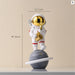 Music Astronaut Figurines Resin Home Decor Miniature