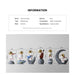 Music Astronaut Figurines Resin Home Decor Miniature