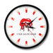 Nail Salon Studio Manicure Types Printed Wall Clock Beauty