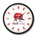 Nail Salon Studio Manicure Types Printed Wall Clock Beauty