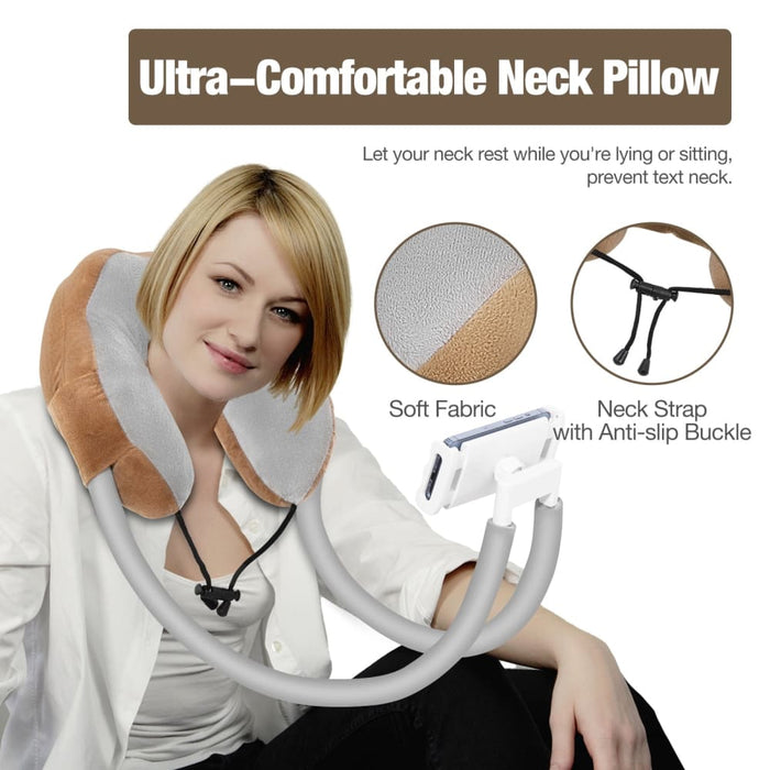 Neck Phone Holder Lazy Gooseneck Pillow Bracket
