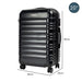 Noctis Suitcase 20in Hard Shell Abs + pc - Stygian Black