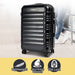 Noctis Suitcase 24in Hard Shell Abs + pc - Stygian Black