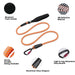 Nylon Leash with Reflective Aluminum-alloy Hook