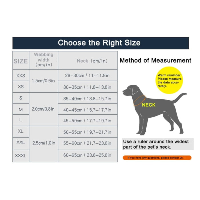 Nylon Reflective Collar with Duraflex Buckle