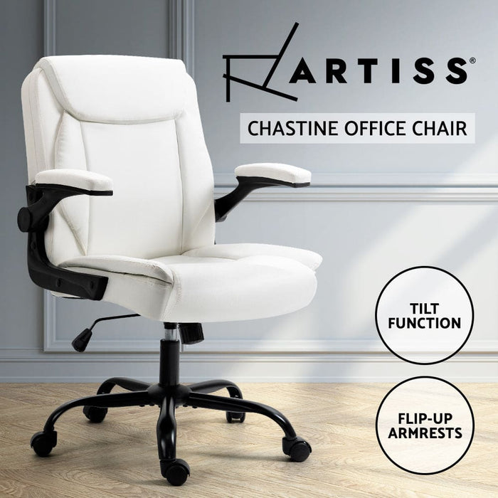 Office Chair Leather Computer Executive Chairs Gaming Study