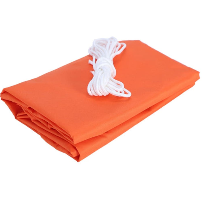 Orange 300d 100% Polyester Tarpaulin Sunshade Net Pavilion