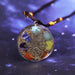 Orgonite Pendant 7 Chakra Necklace Reiki Energy Hand