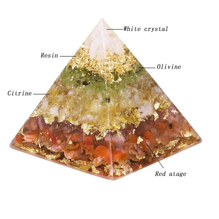 Orgonite Pyramid Energy Converter Orgone Resin Natural