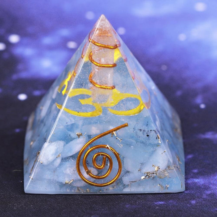 Orgonite Pyramid Natural Stone Yoga Energy Decoration