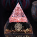 Orgonite Pyramid With Obsidian Stone Energy Healing Chakra