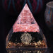 Orgonite Pyramid with Obsidian Stone Energy Healing Chakra