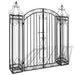 Ornamental Garden Gate Wrought Iron 122x20.5x134 Cm Abkbp