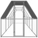 Outdoor Chicken Cage 2x2x2 m Galvanised Steel Tbnktxx