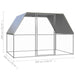 Outdoor Chicken Cage 3x2x2 m Galvanised Steel Opbiin