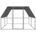 Outdoor Chicken Cage 3x4x2 m Galvanised Steel Topatil