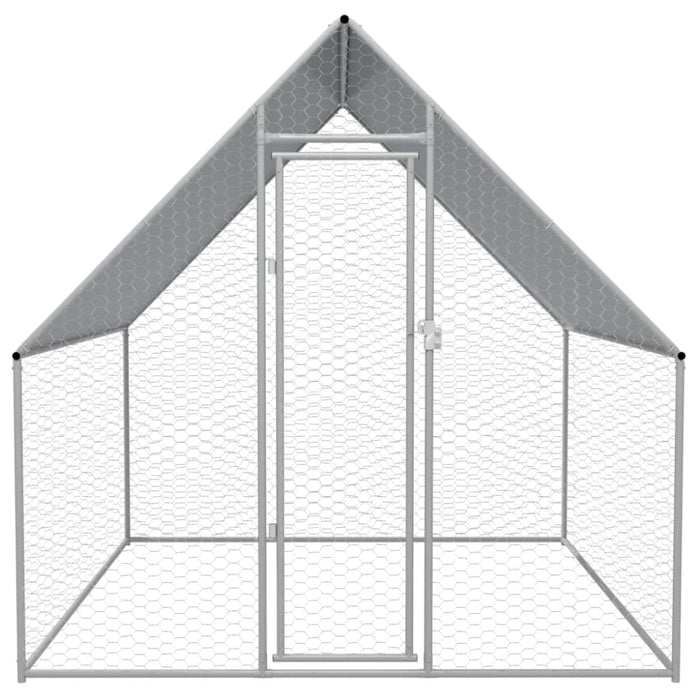 Outdoor Chicken Cage Galvanised Steel Oibaka