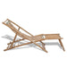 Outdoor Deck Chair with Footrest Bamboo Aoakx