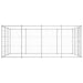 Outdoor Dog Kennel Galvanised Steel 14.52 M² Tbnxton