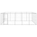 Outdoor Dog Kennel Galvanised Steel 24.2 M² Tbnxtok