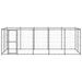 Outdoor Dog Kennel Steel 12.1 M² Tbnxxkk