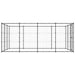 Outdoor Dog Kennel Steel 14.52 M² Tbnxtot