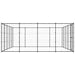 Outdoor Dog Kennel Steel 24.2 M² Tbnxtoa