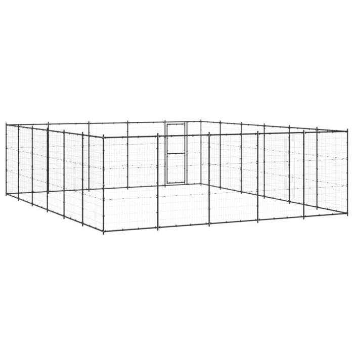Outdoor Dog Kennel Steel 36.3 M² Tbnxtxa