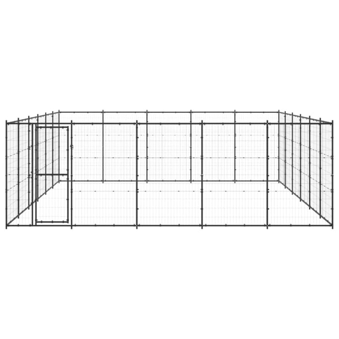Outdoor Dog Kennel Steel 36.3 M² Tbnxtxa