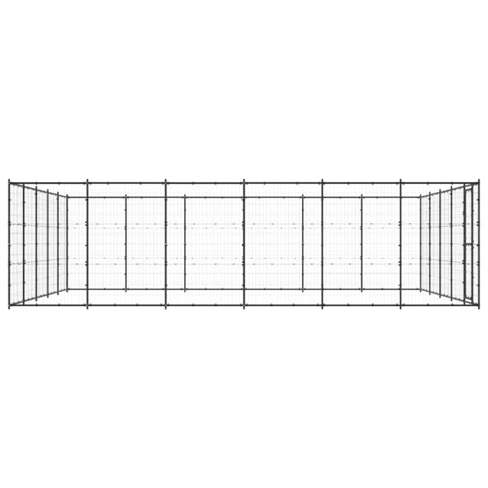 Outdoor Dog Kennel Steel 36.3 M² Tbnxtxa