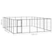 Outdoor Dog Kennel Steel 36.3 M² Tbnxtxa