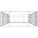 Outdoor Dog Kennel Steel 43.56 M² Tbnxtol