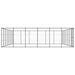 Outdoor Dog Kennel Steel 50.82 M² Tbnxtxp