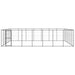 Outdoor Dog Kennel Steel 50.82 M² Tbnxtxp