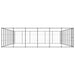 Outdoor Dog Kennel Steel 65.34 M² Tbnxtxl