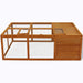 Outdoor Foldable Wooden Animal Cage Oibxxo