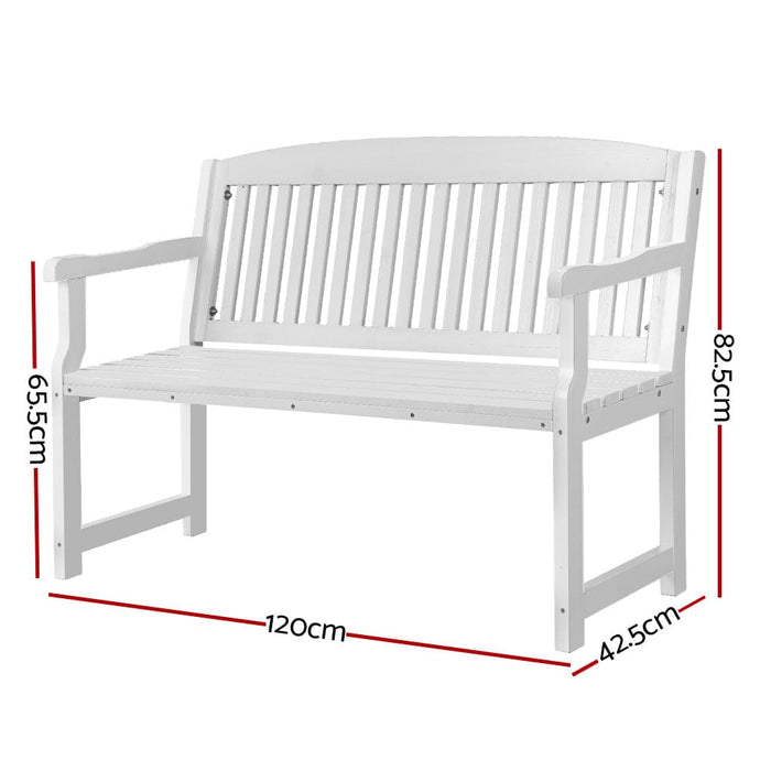 Outdoor Garden Bench Seat Wooden Chair Patio Furniture