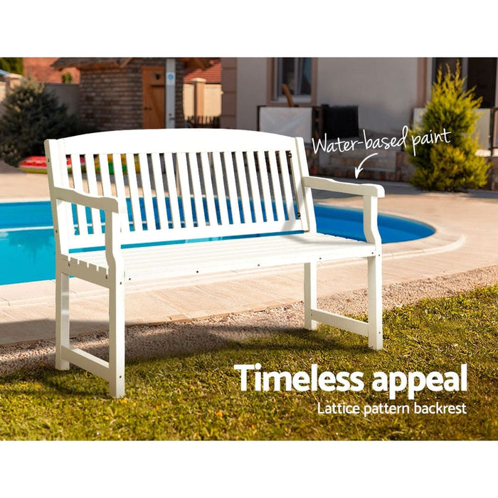 Outdoor Garden Bench Seat Wooden Chair Patio Furniture