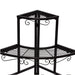2x Outdoor Indoor Plant Stand Garden Metal 3 Tier Planter