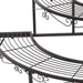 2x Outdoor Indoor Plant Stand Garden Metal 3 Tier Planter