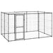 Outdoor Dog Kennel Steel with Roof 7.26 M² Tbnxxkt